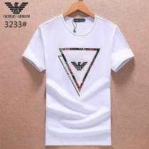 アルマーニ ARMANI 2026春夏新作 半袖Tシャツ 3色可選 収縮性のある 格上げ！