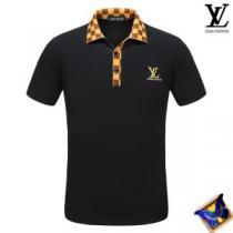 耐久性のあるタフなLOUIS VUITTONルイ ヴィトン通販ビジネス用メンズポロネック半袖Tシャツ