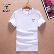 肌に馴染みやすい 3色可選 2026春夏新作 プラダ PRADA 半袖Tシャツ 話題の新作到着！