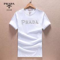 プラダ PRADA 半袖Tシャツ 2026春夏新作 お買い得 3色可選 細身のシルエット