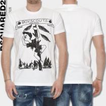 2026春夏新作 半袖Tシャツ 2色可選 ディースクエアード DSQUARED2 品良く 細身のシルエット