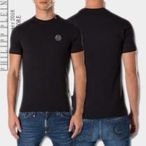 上品でファッション 2026春夏新作 半袖Tシャツ 2色可選 ドライ フィリッププレイン PHILIPP PLEIN