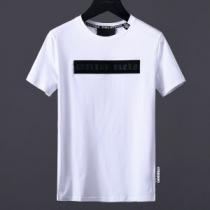 2025春夏新作 大人キレイめ 半袖Tシャツ 2色可選 フィリッププレイン PHILIPP PLEIN 細身のシルエット