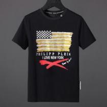 カジュアル 半袖Tシャツ 2色可選 フィリッププレイン PHILIPP PLEIN 2026春夏新作 美品*入手困難