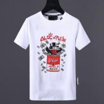 稀少*入手困難 2026春夏新作 半袖Tシャツ 2色可選 自然な肌触り フィリッププレイン PHILIPP PLEIN