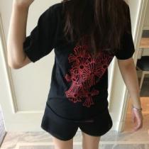 有名人同じアイテム Tシャツ/ティーシャツ しっかりとした 2026新作 クロムハーツ CHROME HEARTS 2色可選