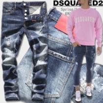 高感度アイテム 2026新作 ディースクエアード DSQUARED2 デニデニムパンツ メンズ ミックス感が溢れる