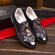 有名人同じアイテム2026【SALE！】PHILIPP PLEIN スニーカー柔軟フィリッププレイン