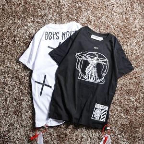 再入荷！ 2026新品入荷 Off-White オフホワイト 半袖Tシャツ 美品*入手困難 2色可選 人気急上昇中