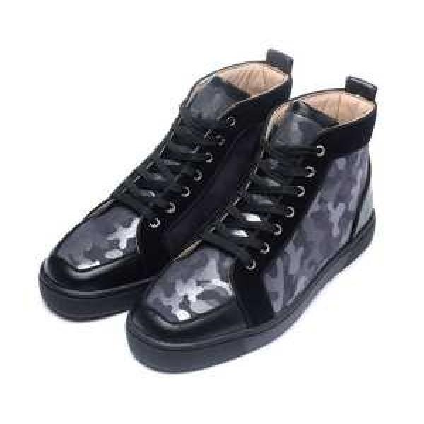 2026年春夏新作クリスチャンルブタンスニーカーコピーCHRISTIAN LOUBOUTIN人気激売れハイカットメンズシューズレザー