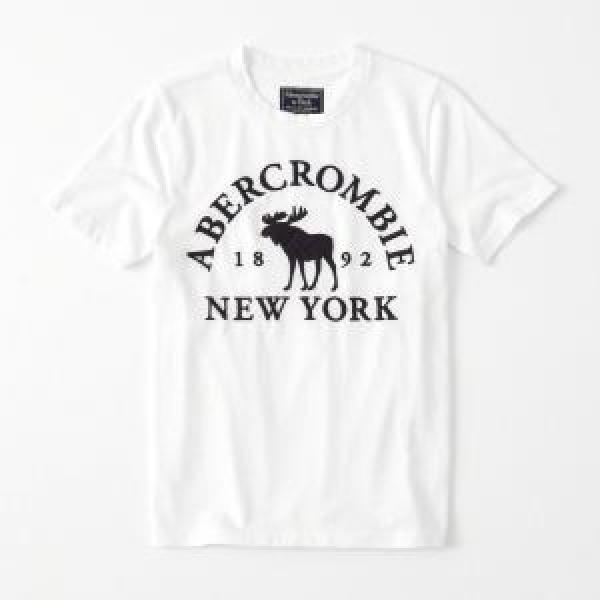 アバクロンビー&フィッチ Abercrombie & Fitch 半袖Tシャツ 3色可選 18ＳＳ美品 大人気ブランド