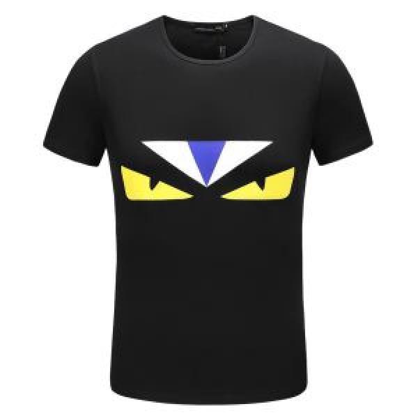 主役級のアイテム 2色可選 フェンディ FENDI 半袖Tシャツ 2026年人気満々のブランド