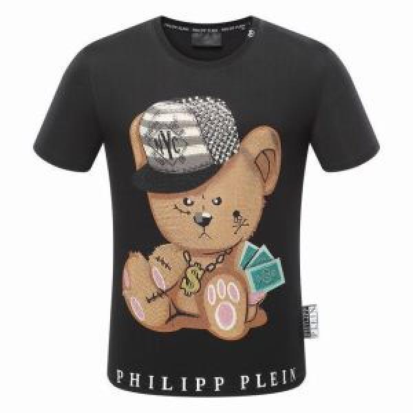 2026夏の定番新品到来! フィリッププレイン PHILIPP PLEIN 半袖Tシャツ 3色可選 高品質な