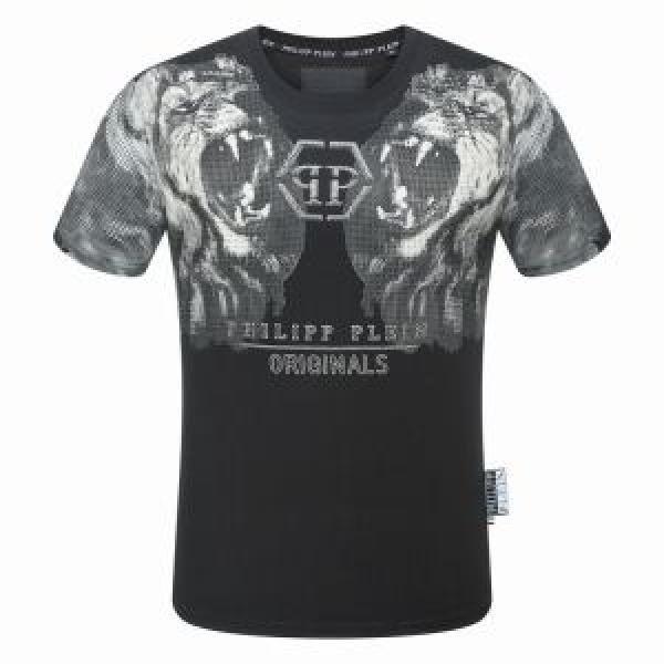 話題の新作到着！ フィリッププレイン PHILIPP PLEIN 2026最高ランキング 半袖Tシャツ 2色可選