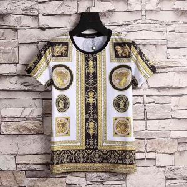 2026夏の定番新品到来! ヴェルサーチ VERSACE 高感度アイテム 半袖Tシャツ