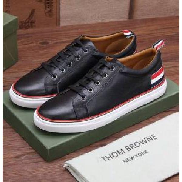 3色可選 2026夏の定番新品到来! トムブラウン THOM BROWNE おすすめデザイン カジュアルシューズ
