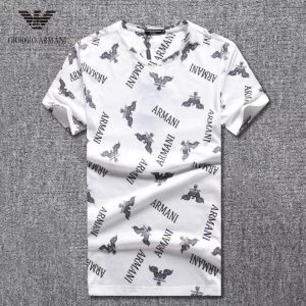 欧米韓流 半袖Tシャツ アルマーニ ARMANI 2026年春夏入荷 3色可選 超人気美品