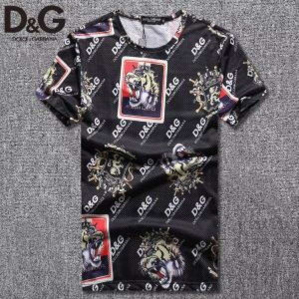 半袖Tシャツ 2026最安値！ ドルチェ＆ガッバーナ Dolce&Gabbana 2色可選 目前の注目ブランド