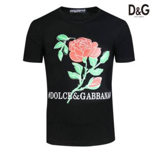 2色可選 半袖Tシャツ ドルチェ＆ガッバーナ Dolce&Gabbana 2026最高ランキング 定番品質保証