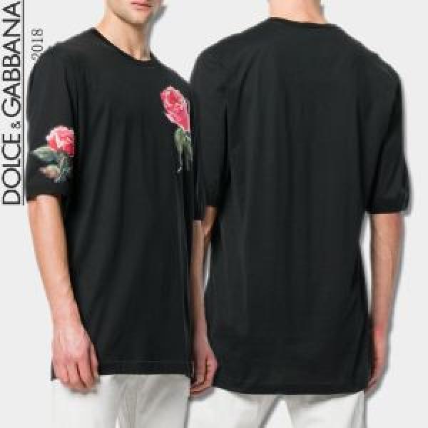 主役級のアイテム 半袖Tシャツ ドルチェ＆ガッバーナ Dolce&Gabbana 18ＳＳ美品 2色可選