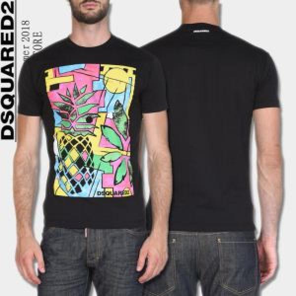 半袖Tシャツ 2色可選 ディースクエアード DSQUARED2 2026【SALE！】 ファッションスタッズ