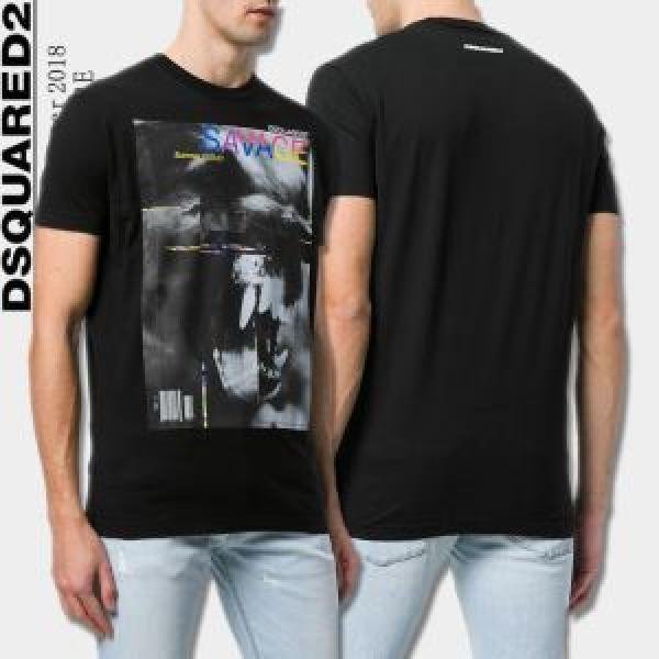 2色可選 2026新品入荷 ストリートファッション ディースクエアード DSQUARED2 半袖Tシャツ