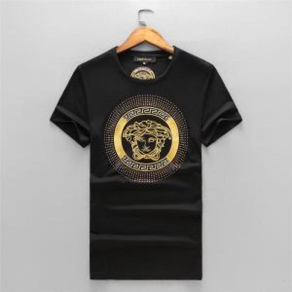 ファッショニスタ愛用 2026年春夏入荷 ヴェルサーチ VERSACE 2色可選 半袖Tシャツ