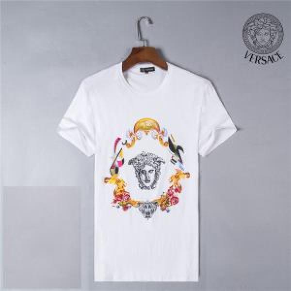 絶妙な新商品 ヴェルサーチ VERSACE 半袖Tシャツ 2025最安値！ 2色可選 良好品