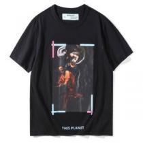 半袖Tシャツ 18ＳＳ美品 2色可選 肌に馴染みやすい Off-White オフホワイト 数量限定再入荷