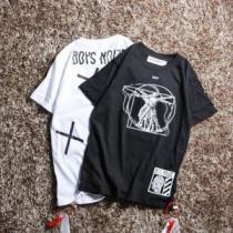 再入荷！ 2026新品入荷 Off-White オフホワイト 半袖Tシャツ 美品*入手困難 2色可選 人気急上昇中