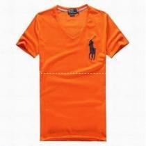 抜群の吸汗性ポロラルフローレンコピーメンズPolo Ralph Lauren　vネック半袖ロゴ付きトップスｔシャツ激安通販品