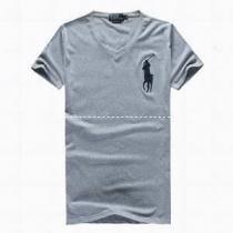 抜群の吸汗性ポロラルフローレンコピーメンズPolo Ralph Lauren　vネック半袖ロゴ付きトップスｔシャツ激安通販品