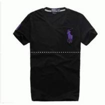 品質保証豊富なポロラルフローレン偽物2026HOT最新作のPolo Ralph Lauren半袖刺繍ロゴ付きvネックメンズｔシャツ