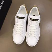 2026年春夏シーズン 芸能人愛用 ドルチェ＆ガッバーナ Dolce&Gabbana 2色可選 カジュアルシューズ