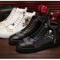 ネット販売限定 フィリッププレイン PHILIPP PLEIN カジュアルシューズ 2色可選 2026新品入荷