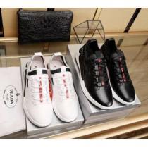 2026最高ランキング 2色可選 プラダ PRADA カジュアルシューズ 有名人同じアイテム