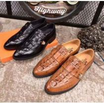 モデル大絶賛 エルメス HERMES 2026年春夏入荷 ビジネスシューズ 2色可選 芸能人愛用