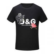 長く使える！ 半袖Tシャツ 2026人気の主流アイテム ドルチェ＆ガッバーナ Dolce&Gabbana 2色可選 品良く