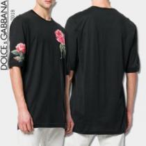 主役級のアイテム 半袖Tシャツ ドルチェ＆ガッバーナ Dolce&Gabbana 18ＳＳ美品 2色可選