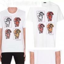 2色可選 ヴェルサーチ VERSACE 2026最高ランキング 半袖Tシャツ 旬のアイテム