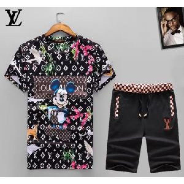 半袖セットアップ 2025年春夏入荷 上下セットルイ ヴィトン 華やかさ満点 LOUIS VUITTON