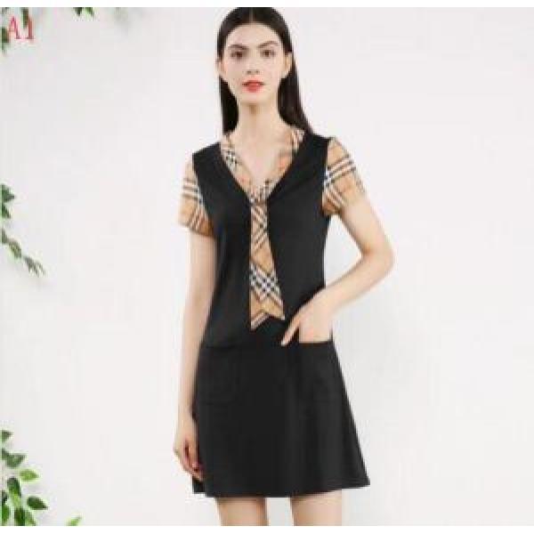 BURBERRY 2色可選2026新品入荷 大人っぽく知的な ストリートファッションワンピースバーバリー