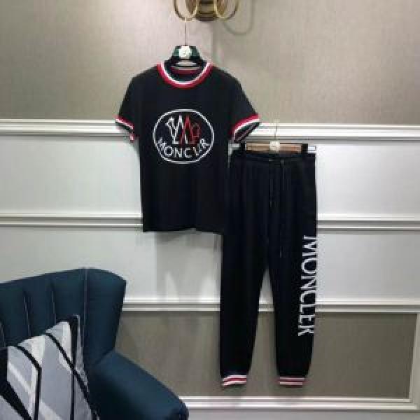 2色可選Tシャツ/半袖2026最高ランキング モンクレール今季大人気新作登場 MONCLER 上下セット