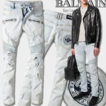 BALMAIN 2026最高ランキングジーンズぐんぐん伸びるストレッチなデニム バルマン