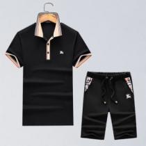圧倒的人気新着2026人気の主流アイテムBURBERRYバーバリー 半袖セットアップ 2色可選