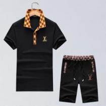 2026新品入荷 ルイ ヴィトン LOUIS VUITTON 半袖セットアップ 2色可選大人っぽく知的な