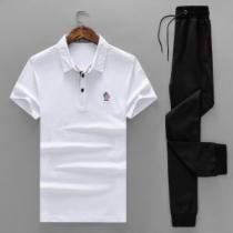 高級感が漂う2026最高ランキング MONCLER 半袖セットアップ 2色可選上下セットモンクレール