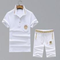 半袖セットアップ 2色可選ヴェルサーチ2026毎年流行り定番アイテムおすすめ VERSACE
