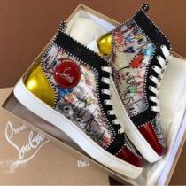 Christian Louboutinルブタンスニーカーコピー超激得100%新品メンズハイカットシューズ通勤通学靴
