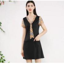 BURBERRY 2色可選2026新品入荷 大人っぽく知的な ストリートファッションワンピースバーバリー